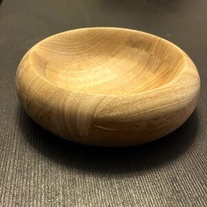 Chunky wooden bowl